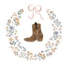 Little Cowgirl Boot Art Print