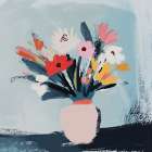 Floral Still Live Art Print
