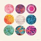 Expressive Circles Art Print