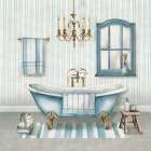 Vintage Charm Bath Set 1 Art Print