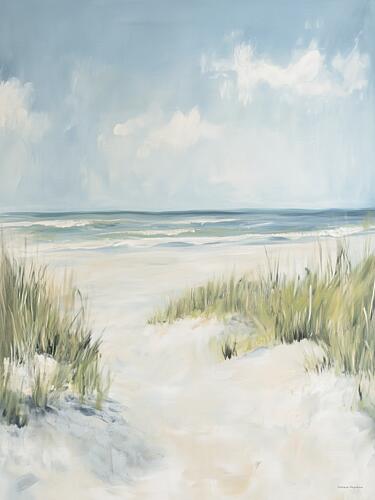 Sands and Wild Greens Art Print