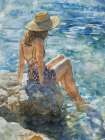 Coastal Contemplation Art Print