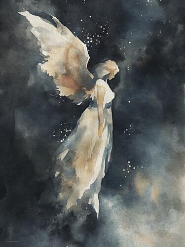 Angel in the Night Art Print