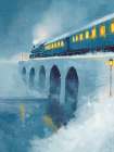 Winter Bound Express Art Print