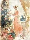 Trim the Tree Art Print