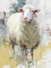 Soft Wool Art Deco Print