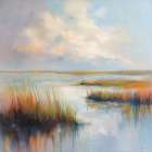 Into the Breeze Art Print