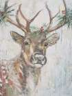 Yuletide Stag Art Print