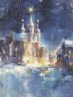 Midnight Cathedral Glow Art Print