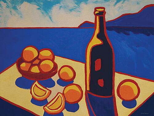 Mediterranean Table Art Print