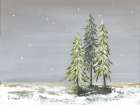 First Snow Art Print