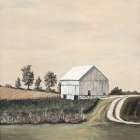 Barn at the Bend Art Print