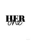 Her One Art Print