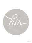 His Circle Art Print