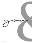 You and Me A Art Print