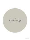 His Circle Art Print