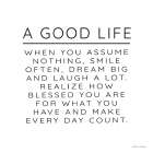 A Good Life Art Print