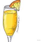 Mimosa Art Deco Print