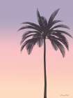 Sunset Palm Art Print