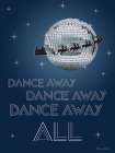 Dance Away Disco Christmas Art Print
