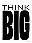 Think Big Art Print