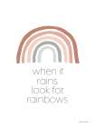 Look for Rainbows Art Print
