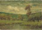 Vintage Landscape Art Print by Stellar Design Studio