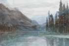 Across the Lake Art Print