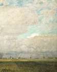 Pasture Land Art Print by Stellar Design Studio