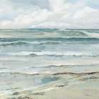 Beauty at the Beach Art Print