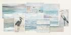 Ocean Memories Collage Art Print