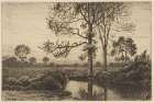 Autumns Grey and Melancholy 1884 Art Print