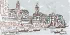 Venice Drawing II Art Print by Stellar Design Studio