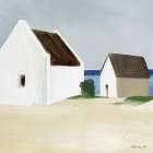 Beach Huts 2 Art Print