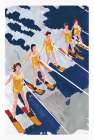 Water Ski Show 1 Art Print by Stellar Design Studio