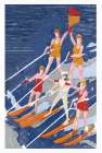 Water Ski Show 3 Art Print