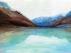 Mountain Lake 6 Art Print by Stellar Design Studio