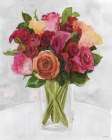 Vase with Flowers II Art Print by Stellar Design Studio