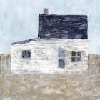 Oceanside Cottage Art Print