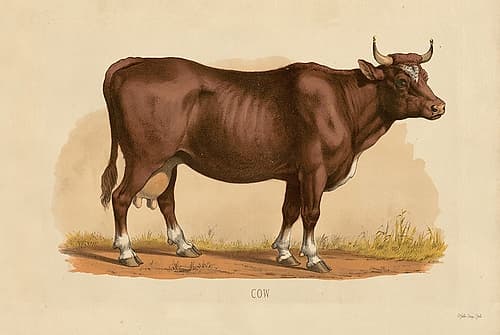 Cow Art Print
