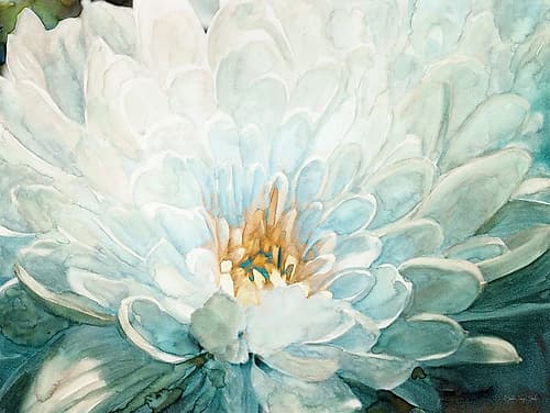 Morning Blossom Art Print by Stellar Designs Studio