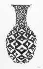 Tile Vase 1 Art Print by Stellar Design Studio