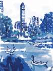 City Pond Art Print by Stellar Design Studio