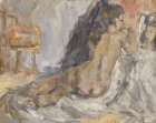 Reclining Figure Art Print by Stellar Design Studio