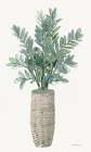 Foliage in Woven Pot 2 Art Print by Stellar Design Studio