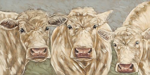 Three Moos - Cha Chas Art Print