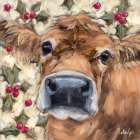 Festive Cow Art Print