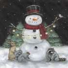 Frosty Friends Art Print
