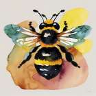 Beehold Beauty Art Print