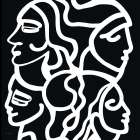Continuous Contours Art Print by Seven Trees Design